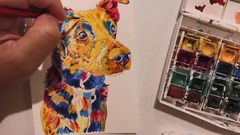 Module 4: layering brushstrokes to build realistic fur texture